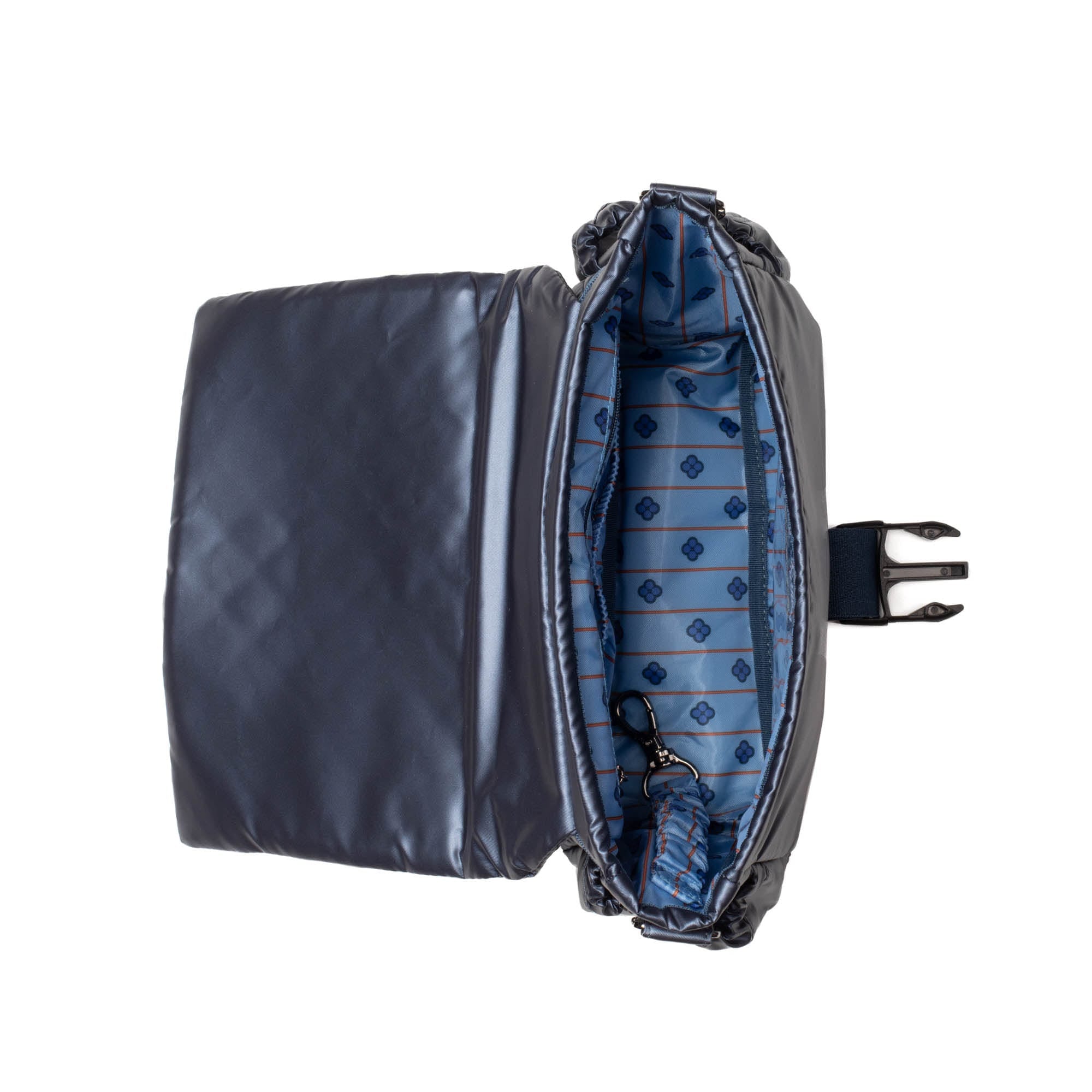 Harness Crossbody Bag - METALLIC INDIGO - Harness_MetallicIndigo_05